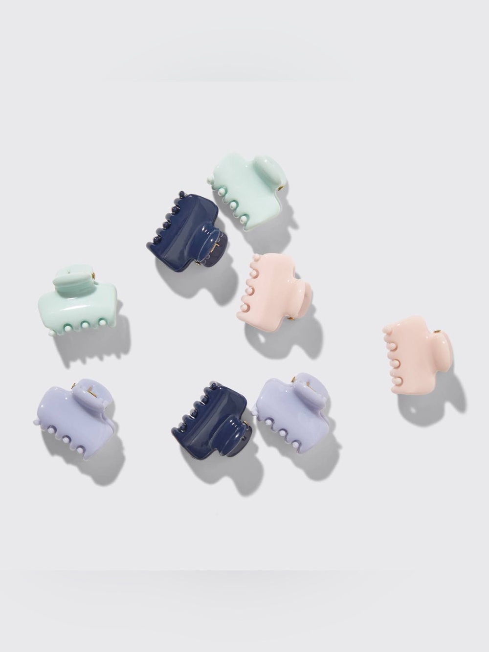 Garden Bouquet Recycled Plastic Mini Cloud Clips 8pc Set